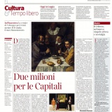 Corriere della Sera edizione Brescia 26112021 | Velázquez per Ceruti PTM 