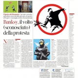 Corriere della Sera edizione Roma 04052021 | ALL ABOUT BANKSY Chiostro del Bramante