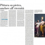 Avvenire, 30.11.2025 | Pittura su pietra, anelare all'eternità