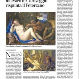 LaStampa - TuttoLibri 18022020 | Tiziano e Caravaggio in Peterzano