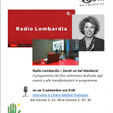 Radio Lombardia 05092021 | Festival del Disegno 2021