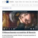 Rai TV TG3, 17.10.24 | Il Rinascimento eccentrico di Brescia